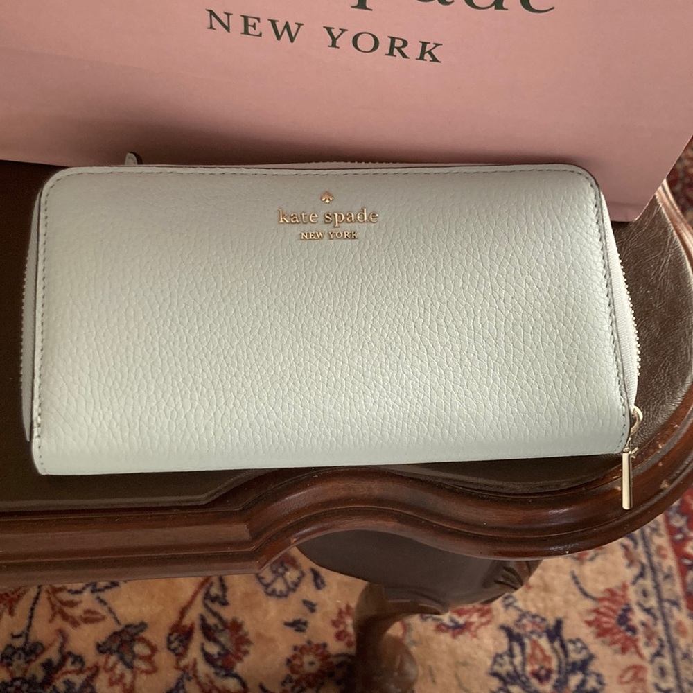 Kate Spade light blue wallet